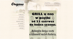 Desktop Screenshot of oregano-restauracja.pl